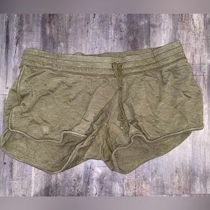 Maternity olive green sweat shorts